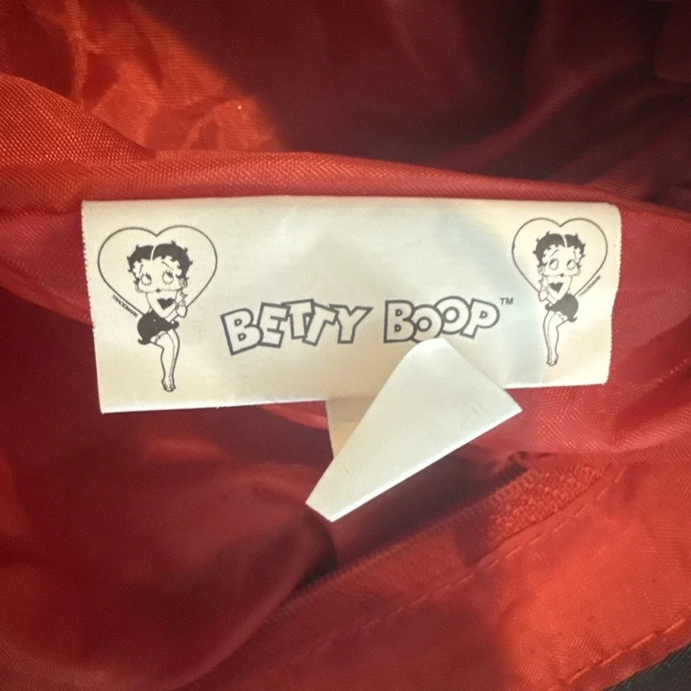 Betty Boop Shoulder Bag Purse Satchel Tote Black Red 2008 Collectible NWOT